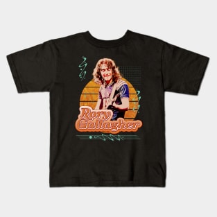 Rory Gallagher // Retro Art Kids T-Shirt